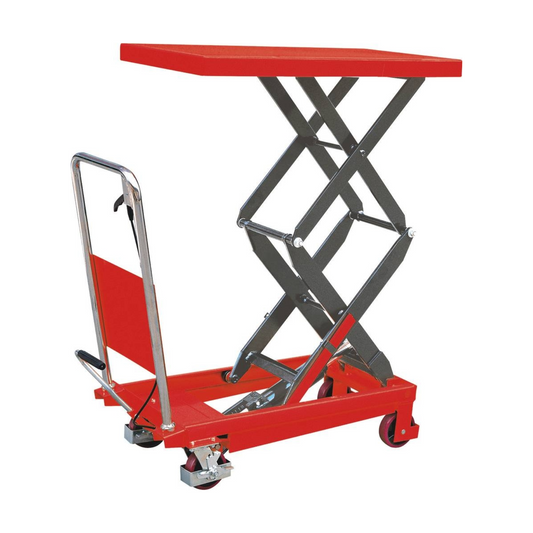 Table élévatrice mobile double ciseau 350kg levée max 1,3m